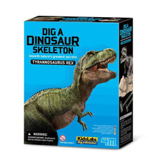 Load image into Gallery viewer, 4M Bundle Set Kidzlabs Tyrannosaurus Rex Skeleton &amp; Flashing Emergency Light
