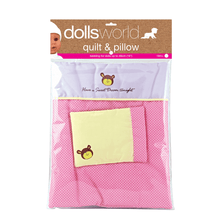 Load image into Gallery viewer, Dolls World Quilt &amp; Pillow Set
