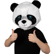 Load image into Gallery viewer, RMS Plush Panda Head Mask
