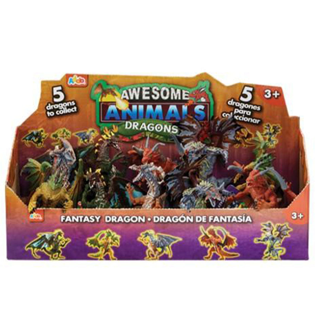 Addo Awesome Animals Medium Figurine Dragons Assorted