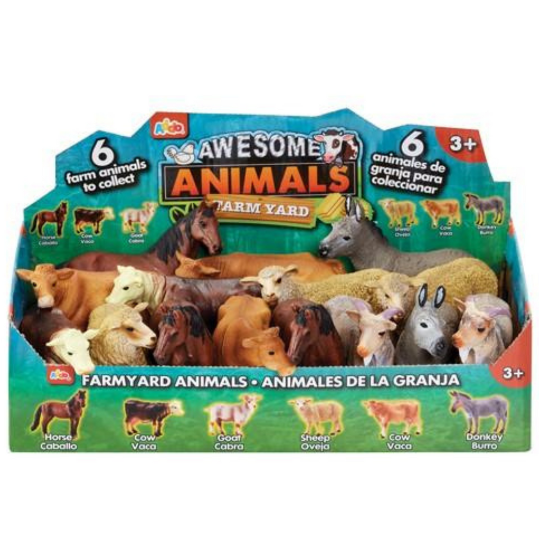 Addo Awesome Animals Medium Figurine Farm Animals Assorted