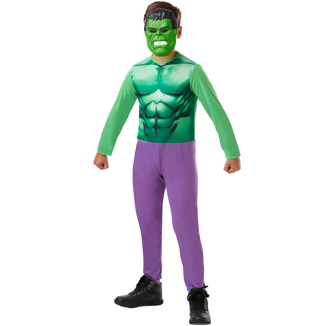 Marvel Avengers Fancy Dress Costume Box Set Hulk