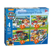 Load image into Gallery viewer, Ravensburger 4 In A Box Jigsaw Puzzles Paw Patrol
