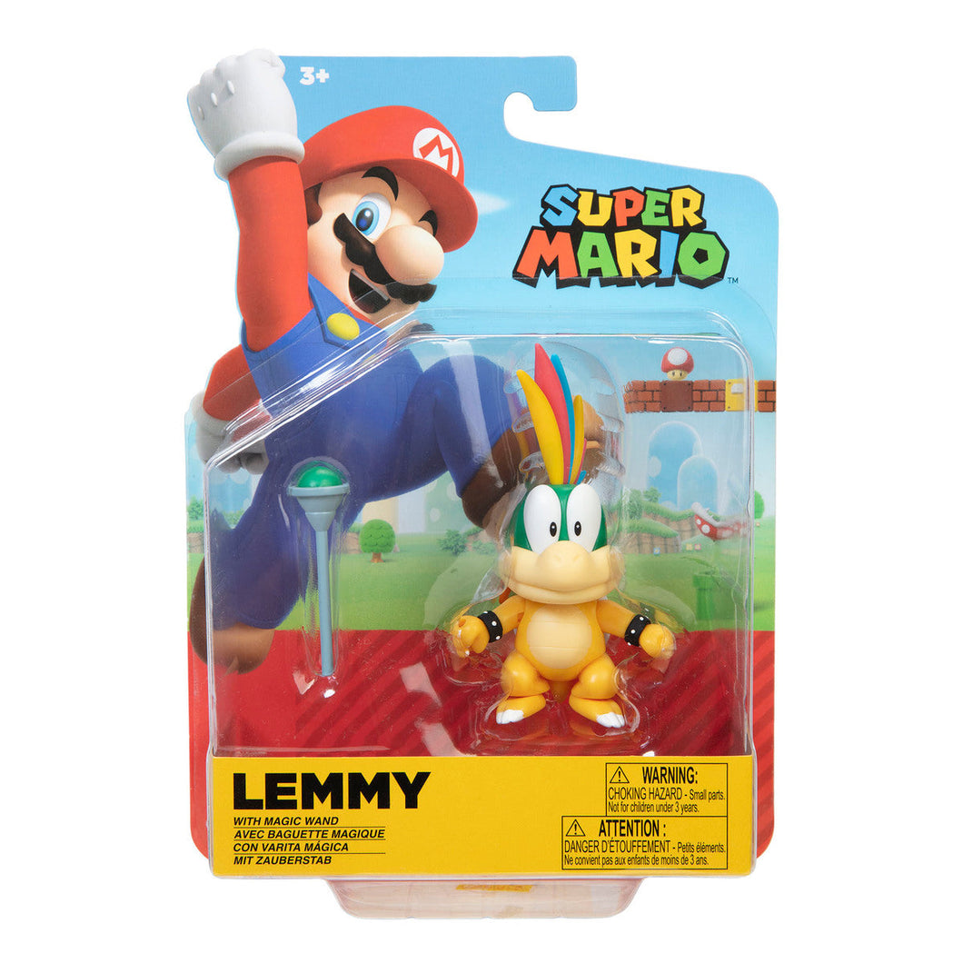 Jakks Super Mario 4 Inch Figure Lemmy With Wand