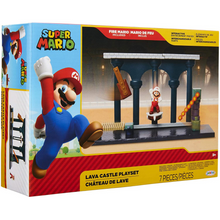 Load image into Gallery viewer, Jakks Super Mario Lava Castle Playset With 2.5 Inch Figure
