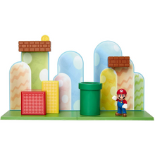 Load image into Gallery viewer, Jakks Super Mario Acorn Plains Playset With 2.5 Inch Figure
