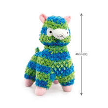 Load image into Gallery viewer, Addo Snuggle Buddies 40Cm Fleecy Llama Blue/Green
