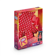 Load image into Gallery viewer, Addo R Friends Red Polka Dot Dress Set
