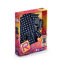 Load image into Gallery viewer, Addo R Friends Navy Polka Dot Dress Set
