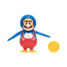 Load image into Gallery viewer, Jakks Super Mario Figure Penguin Mario With Coin
