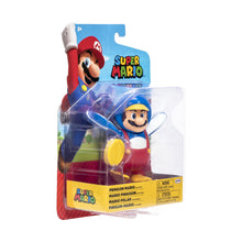 Load image into Gallery viewer, Jakks Super Mario Figure Penguin Mario With Coin
