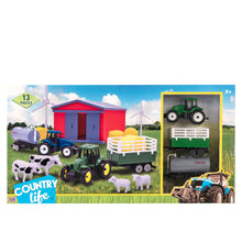 Load image into Gallery viewer, Country Life Farmyard Tractor &amp; Figures Playset
