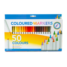 Load image into Gallery viewer, RMS Super Tips Washable Marker Pens 50Pack Assorted
