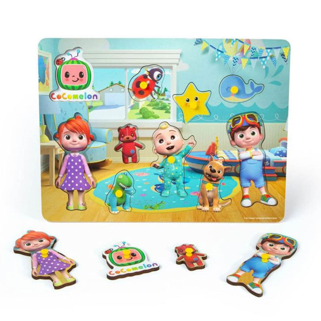 Cocomelon Wodden Character Peg Puzzle Board