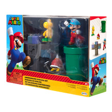 Load image into Gallery viewer, Jakks Super Mario Underground Diorama Set &amp; Ice Mario Figure
