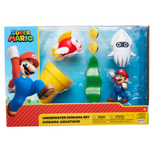 Load image into Gallery viewer, Jakks Super Mario Underwater 2.5 Inch Figure Diorama Playset
