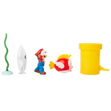 Load image into Gallery viewer, Jakks Super Mario Underwater 2.5 Inch Figure Diorama Playset
