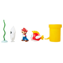 Load image into Gallery viewer, Jakks Super Mario Underwater 2.5 Inch Figure Diorama Playset
