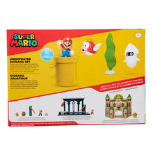 Load image into Gallery viewer, Jakks Super Mario Underwater 2.5 Inch Figure Diorama Playset
