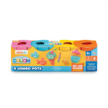 Load image into Gallery viewer, Addo Nick Jr Ready Steady Dough 4Pk Jumbo Pots Assorted
