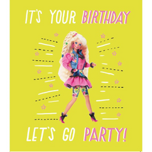 Load image into Gallery viewer, Danilo Happy Birthday Card Barbie Sparkly
