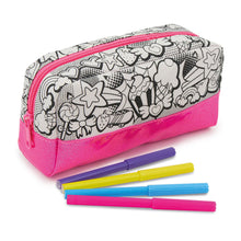 Load image into Gallery viewer, Addo Out To Impress Colour Your Own Pencil Case Craft Set
