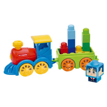 Load image into Gallery viewer, Build Me Up Maxi Wild Train Building Bricks Playset 19Pcs
