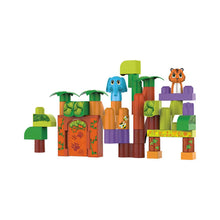 Load image into Gallery viewer, Build Me Up Maxi Happy Jungle Life Building Bricks Playset 32Pcs
