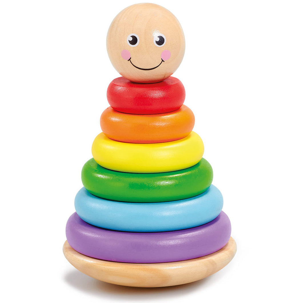 Addo Woodlets Rainbow Stacking Rings V2