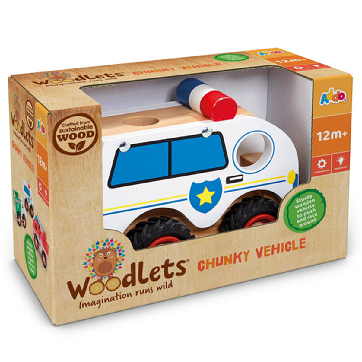 Addo Woodlets Chunky Vehicles Assorted V2