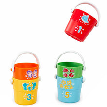 Load image into Gallery viewer, Addo Little Lot Bathtime Scoop &amp; Pour Bath Buckets
