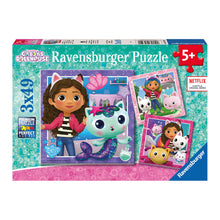 Load image into Gallery viewer, Ravensburger Gabby&#39;S Dollhouse Set Of 3 Jigsaw Puzzle
