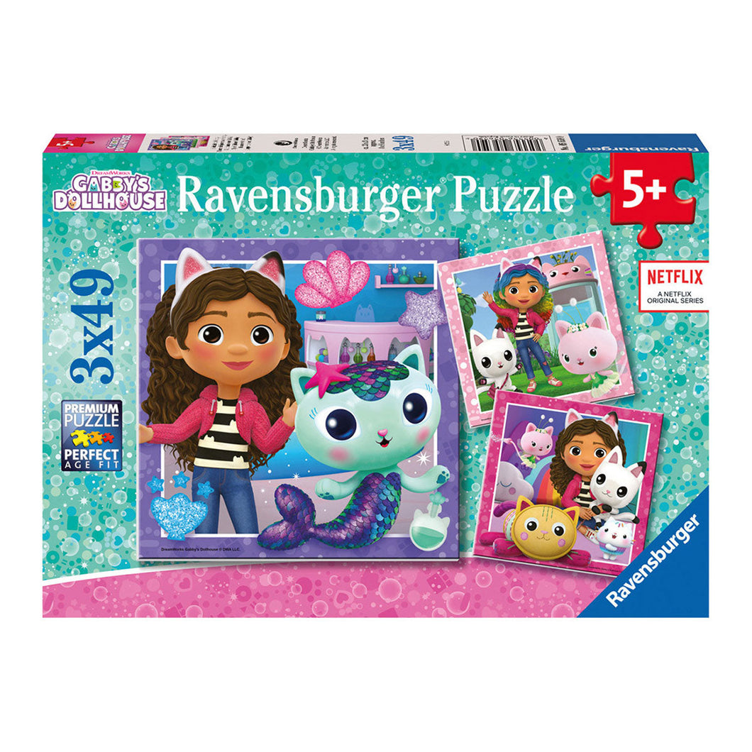 Ravensburger Gabby'S Dollhouse Set Of 3 Jigsaw Puzzle