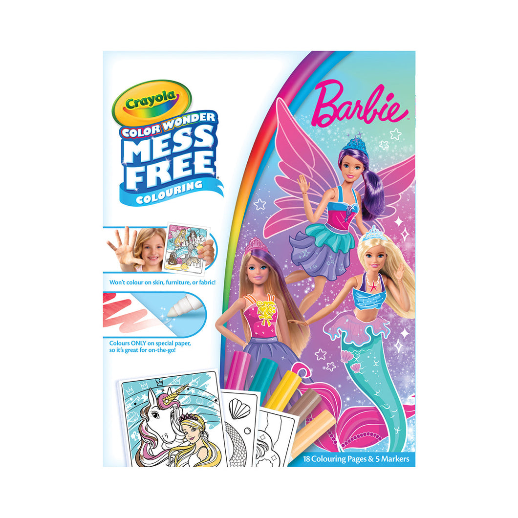 Crayola Barbie Color Wonder Mess Free Book