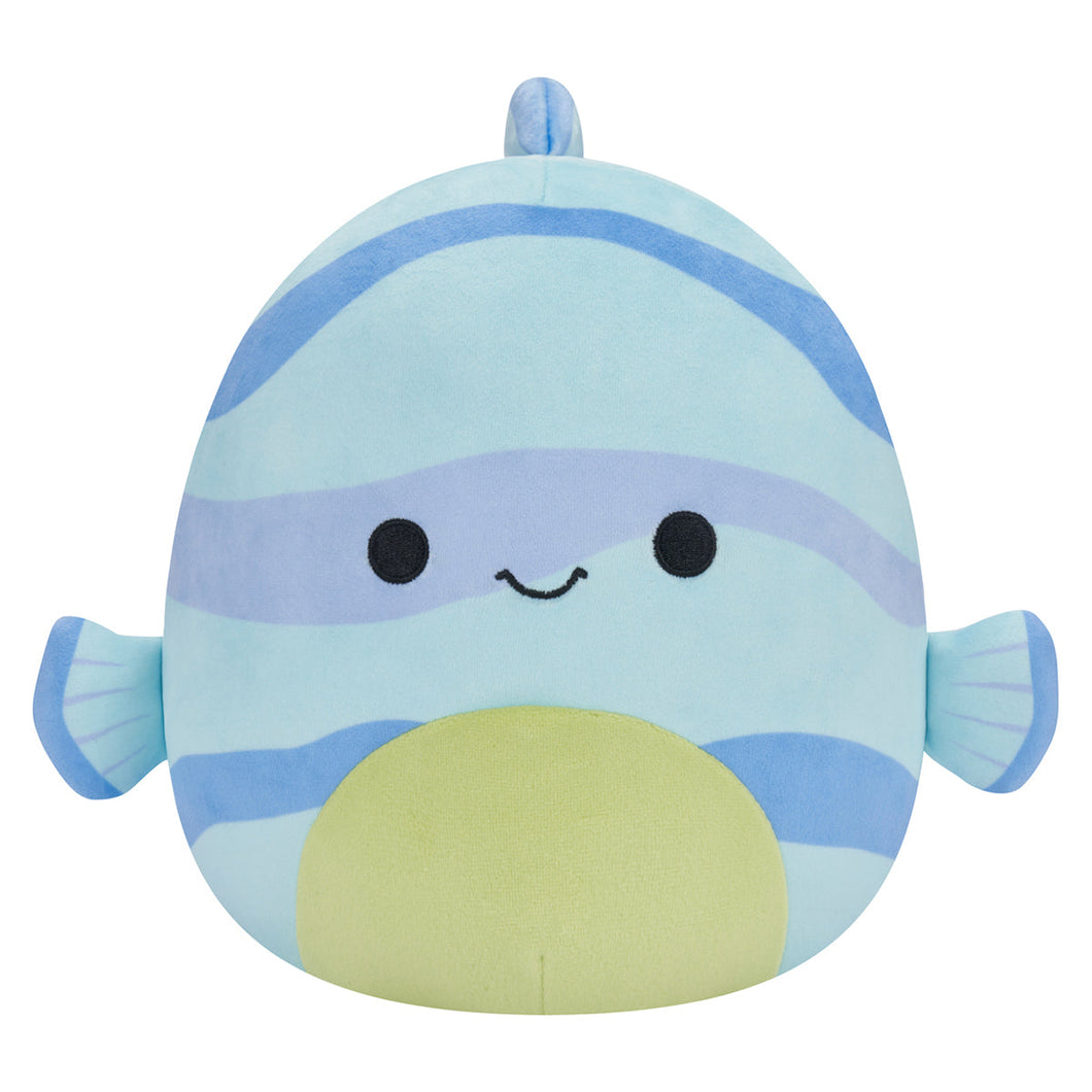 Squishmallows 7.5 Inch PLUSH Leland The Blue Striped Fish