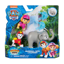 Load image into Gallery viewer, Paw Patrol Jungle Pups - Marshall, Skye &amp; Elephant Figures
