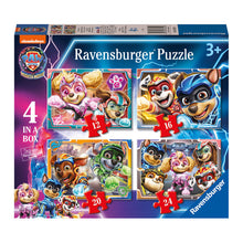 Load image into Gallery viewer, Ravensburger Paw Patrol The Mighty Movie 4 In A Box Jigsaw Puzzles
