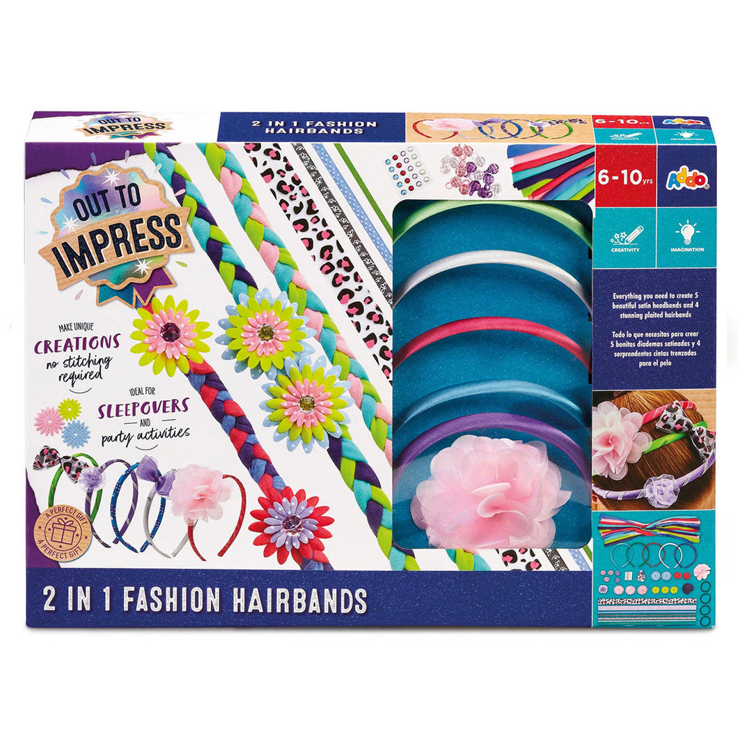 Addo Out To Impress 2-in-1 Fashion Hairbands Craft Set