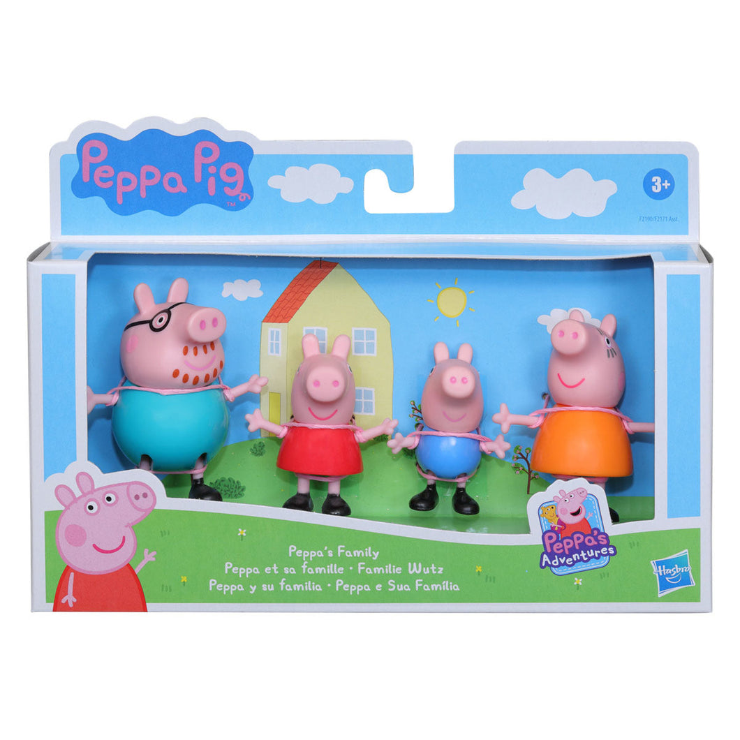 Peppa Pig Peppas Family 4 Pack Assorted