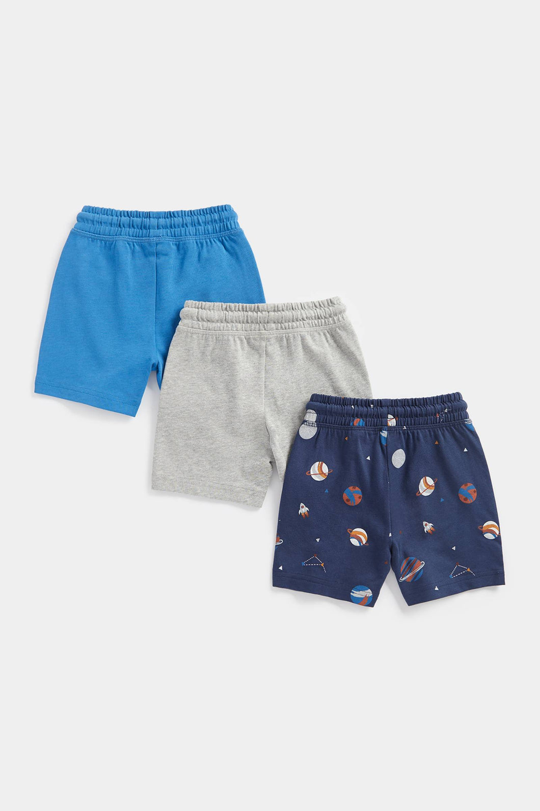 Mothercare Space Jersey Shorts - 3 Pack