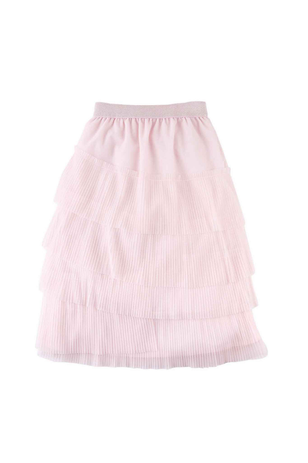 Gingersnaps Midi Skirt With Electric Pleated Tulle