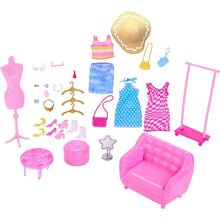 Load image into Gallery viewer, Barbie Movie Closet Accessories With Fashion And Doll
