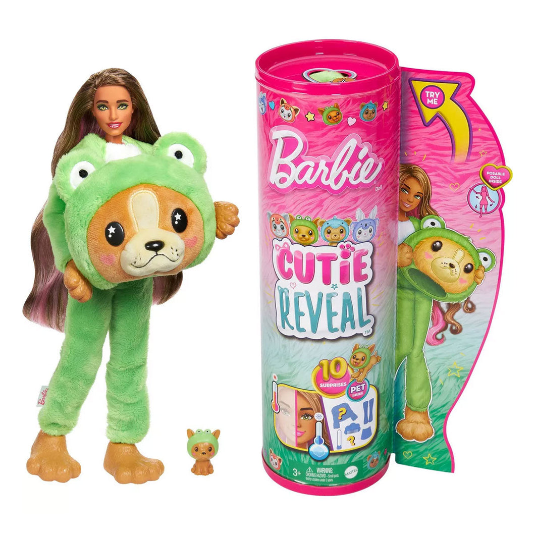 Barbie Cutie Reveal Puppy As Frog Costume