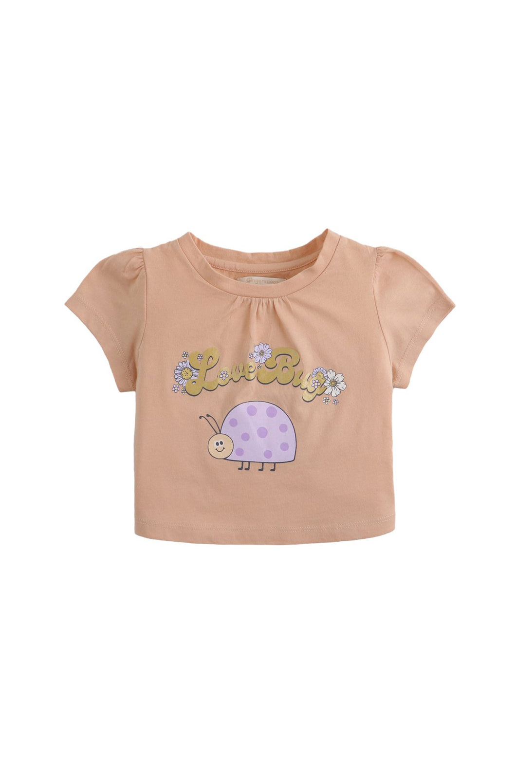 Gingersnaps Love Bug Puff Sleeves Graphic Tee