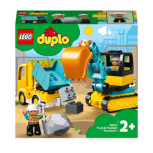 Load image into Gallery viewer, LEGO Duplo Truck &amp; Tracked Excavator 10931
