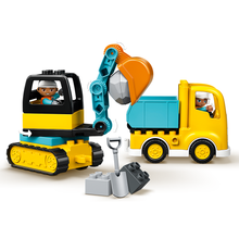 Load image into Gallery viewer, LEGO Duplo Truck &amp; Tracked Excavator 10931
