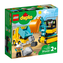 Load image into Gallery viewer, LEGO Duplo Truck &amp; Tracked Excavator 10931
