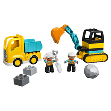 Load image into Gallery viewer, LEGO Duplo Truck &amp; Tracked Excavator 10931
