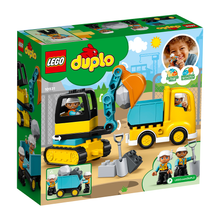 Load image into Gallery viewer, LEGO Duplo Truck &amp; Tracked Excavator 10931
