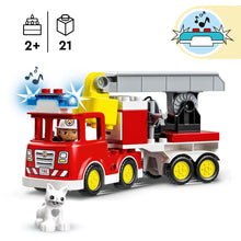 Load image into Gallery viewer, LEGO Duplo Town Fire Truck 10969
